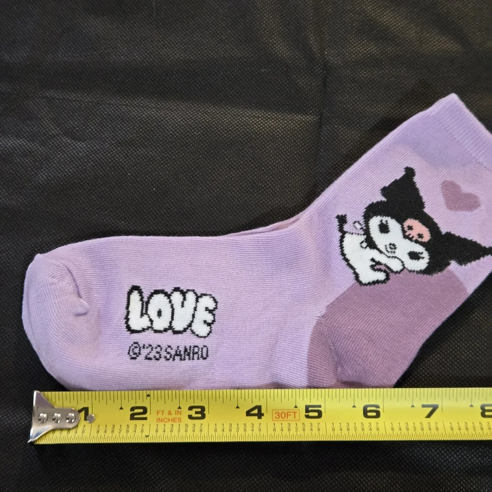 🍒🍒 Sanrio Kuromi Purple Ankle Socks